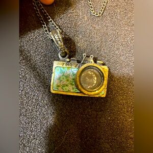 Vintage Camera Pendant Necklace